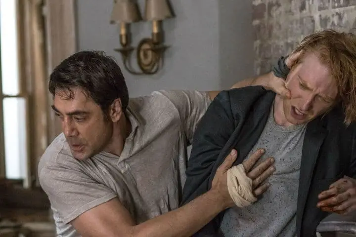 Domhnall Gleeson y Javier Bardem