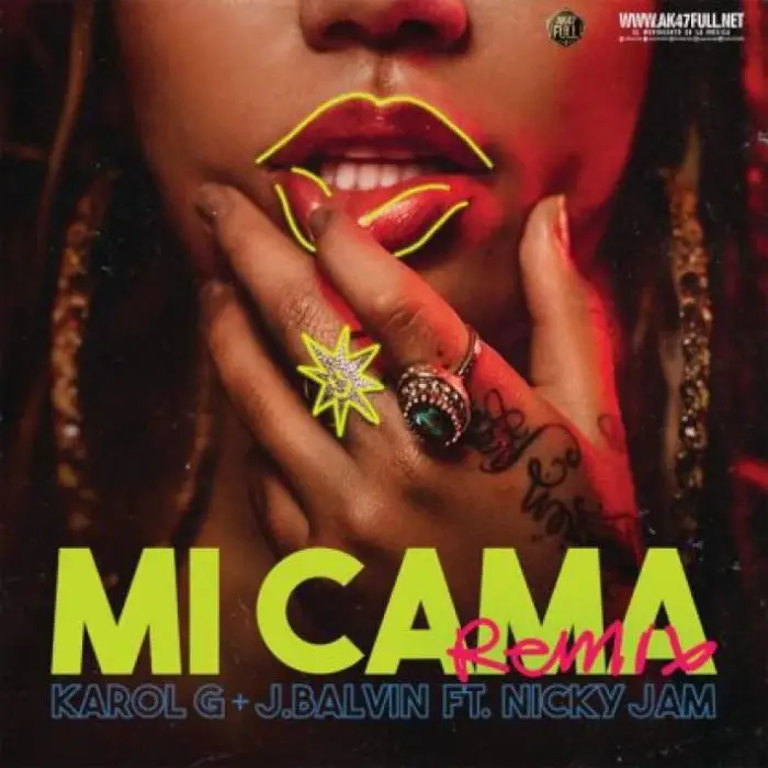 Letra de ‘Mi Cama’ (Remix) de Karol G , Nicky Jam y J. Balvin