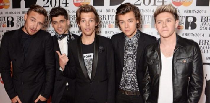 One Direction Reaparece en Los Brit Awards 2014 (Fotos)