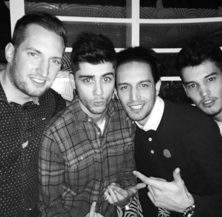 Zayn Malik de Fiesta Sin Perrie Edwards