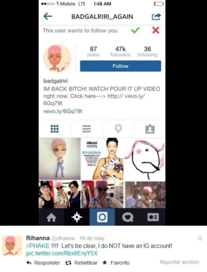 Confirmado: Rihanna Abandona Instagram ¡Para Siempre!