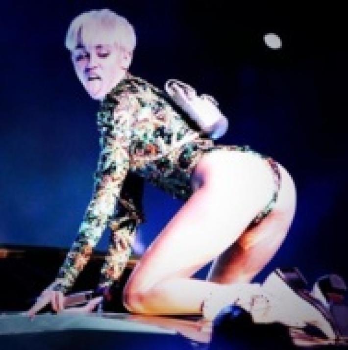 Miley Cyrus Monta el Pollo en Instagram