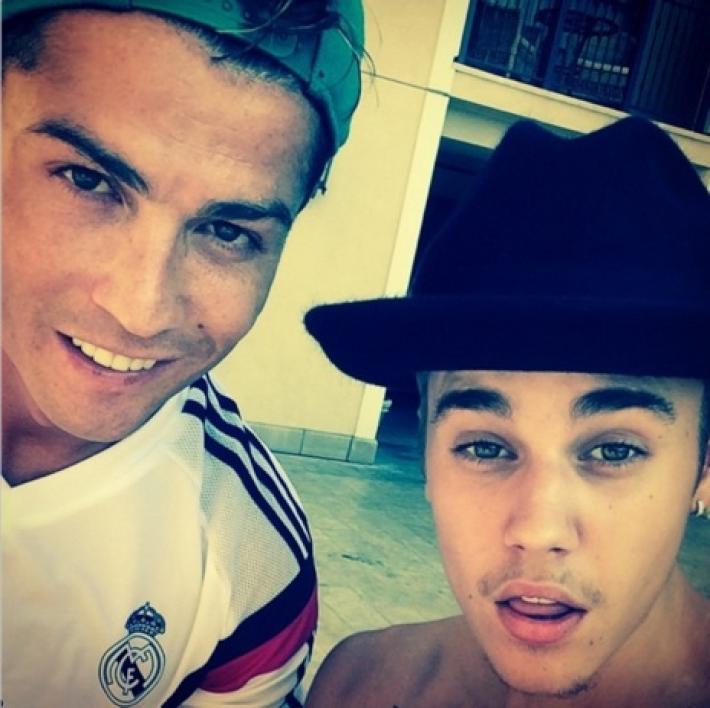 Justin Bieber Entrena Con Cristiano Ronaldo (Fotos)