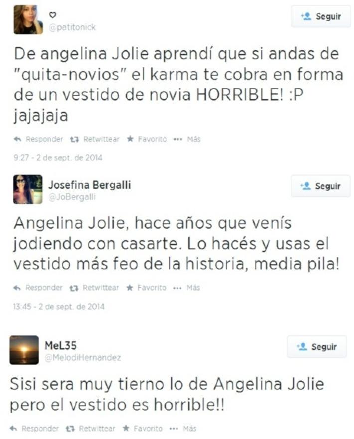El Vestido de Boda de Angelina Jolie el Más «Feo» Según Twitter