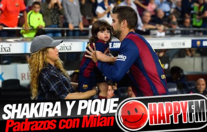 Piqué Pendiente de Shakira Durante el Partido del Barça