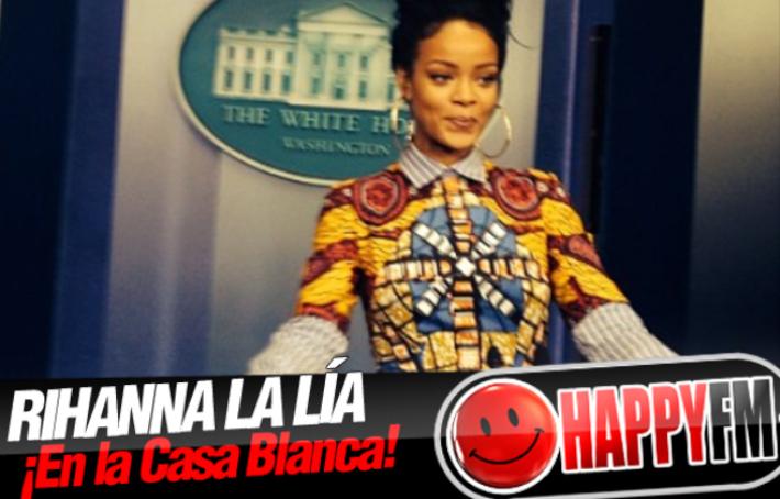 Rihanna Monta un Escándalo en la Casa Blanca
