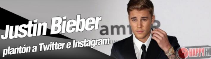 Justin Bieber le Planta Cara a Instagram y a Twitter