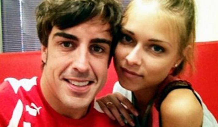 ¿Ruptura entre Fernando Alonso y su novia Dasha Kapustina?