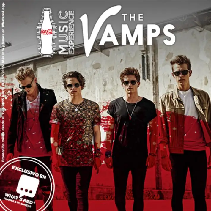Consigue una Entrada Doble para Ver a The Vamps en Barcelona Gracias a WhatsRed