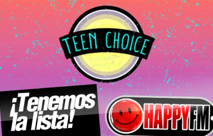 Teen Choice Awards 2015: La Lista Completa de Nominados