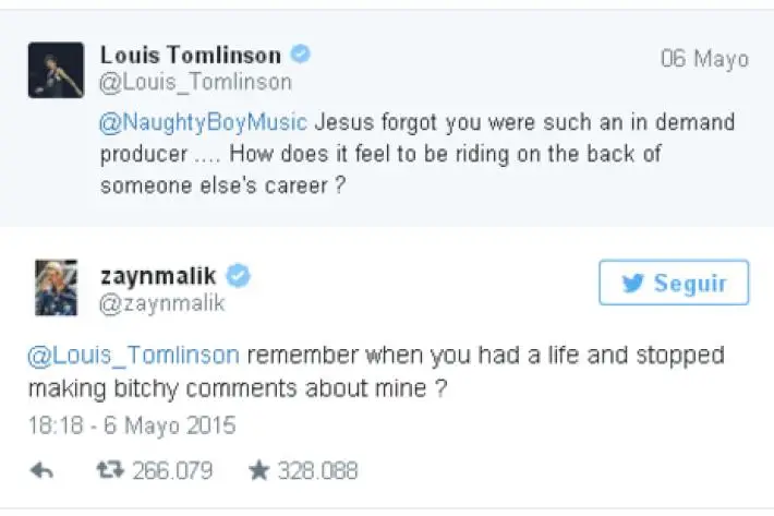 Guerra en Twitter: Zayn Malik (ex One Direction) Contra Naughty Boy