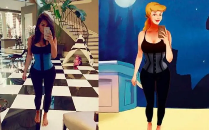 Kim Kardashian, Princesa Disney por un Día (Fotos)