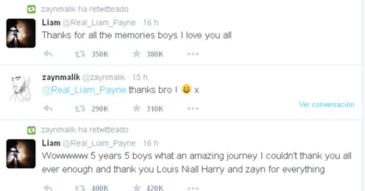 Zayn Malik Agradece a One Direction los 5 Años