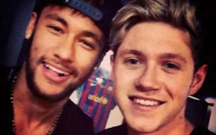 Neymar y Niall Horan (One Direction), Grandes Amigos en las Redes Sociales