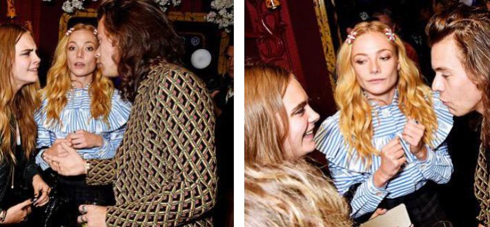 Cara Delevingne y Harry Styles (One Direction) Juntos de Fiesta