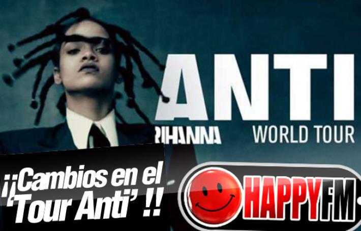 Rihanna Retrasa las 8 Primeras Fechas de su Tour ‘Anti’
