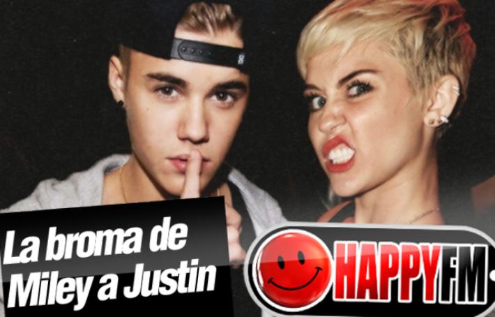 Miley Cyrus se Burla de Justin Bieber, de Nuevo