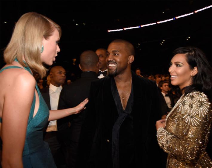 Taylor Swift Ignora a Kanye West y Kim Kardashian