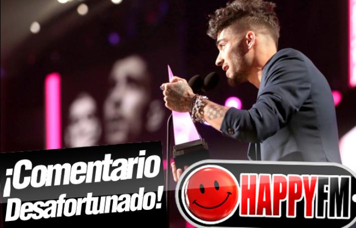 American Music Awards (AMA’s) 2016: Zayn Malik, Rechaza en Público a One Direction (Vídeo)