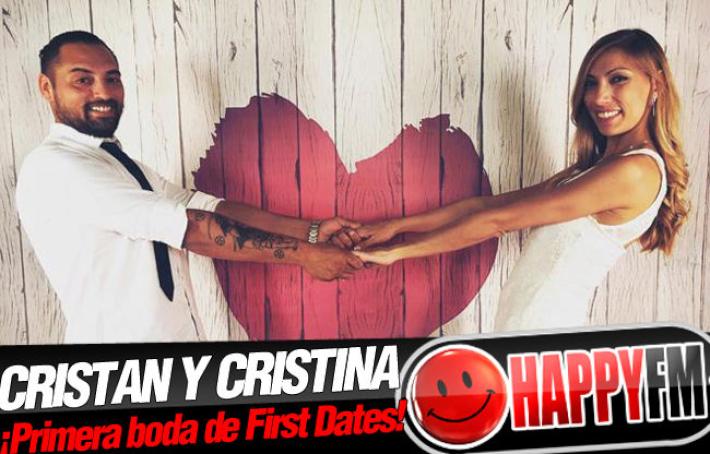 First Dates Celebra Junto a Cristina y Cristian su Primera Boda del Programa