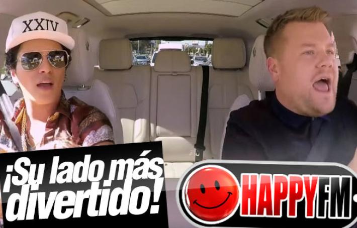 Bruno Mars se Sale en el Carpool Karaoke con James Corden