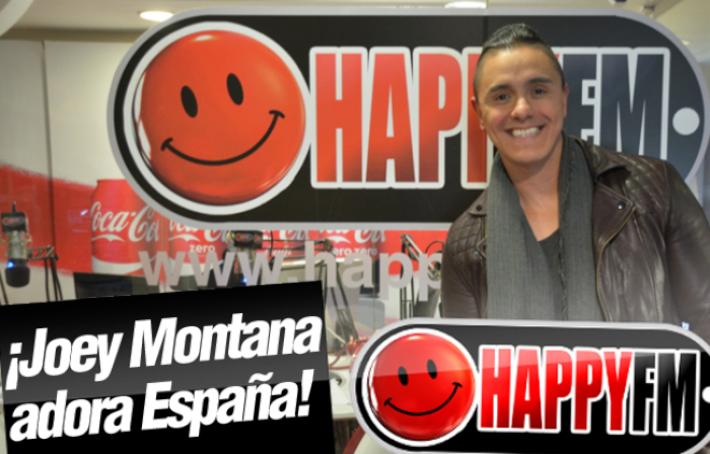Joey Montana en Happy FM: Feliz de Estar en España