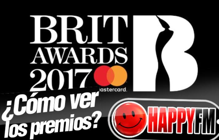 Brit Awards 2017: ¿Cómo ver los Premios?