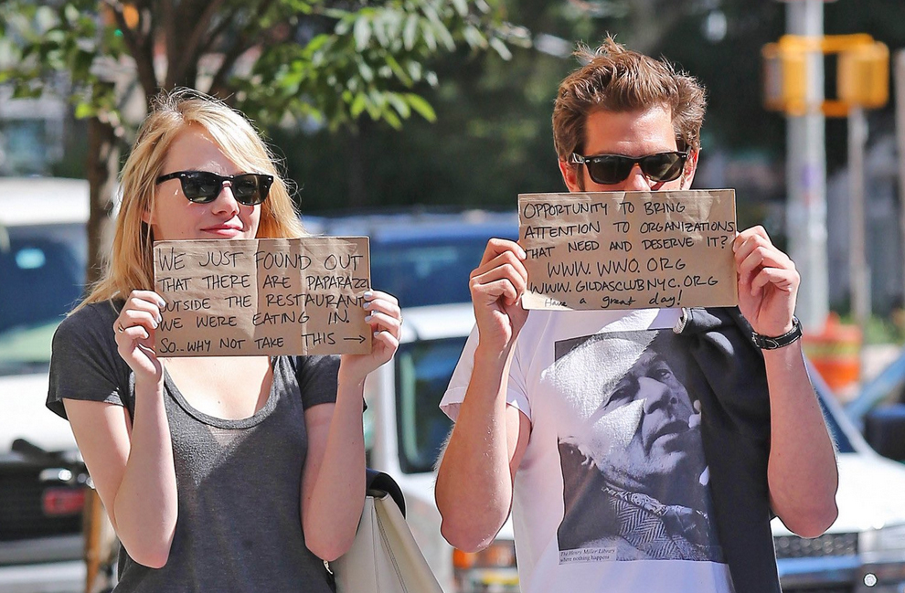 Emma Stone y Andrew Garfield, Juntos en la Noche más Importante de sus Vidas