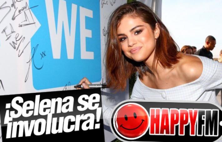 Selena Gomez se Encuentra con Verdaderos Héroes en el WE Day California