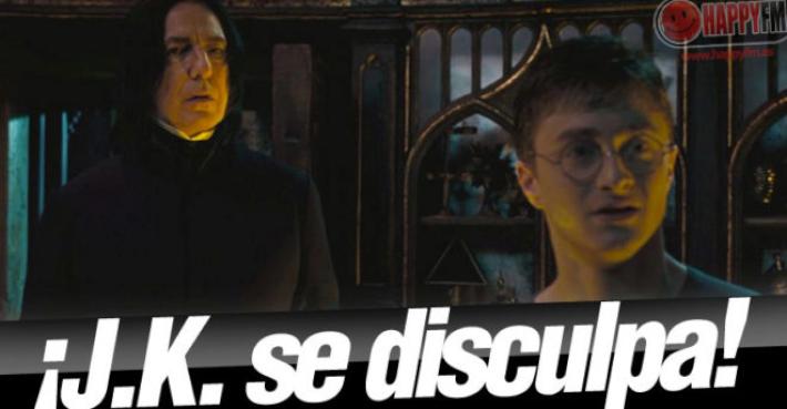 ‘Harry Potter’: J.K. Rowling Pide Perdón por Matar a Severus Snape