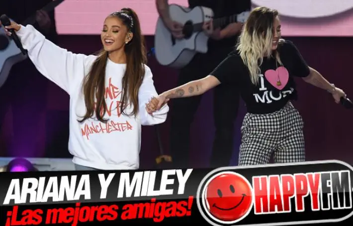 Miley Cyrus, Orgullosa de Ariana Grande