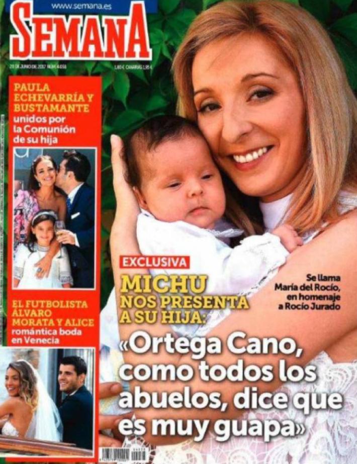 Michu Presenta en Exclusiva a su Hija con José Fernando