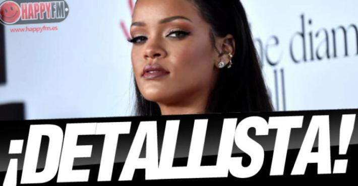 El Precioso Detalle de Rihanna con un Fan