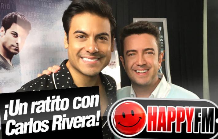 Happy FM con Carlos Rivera: “Sueño con llenar el Palacio de los Deportes de Madrid”