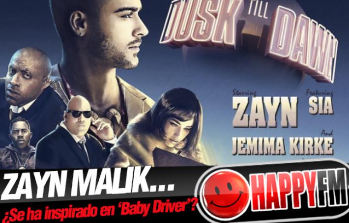 Zayn Malik publica un adelanto de ‘Dusk Till Dawn’ al más puro estilo ‘Baby Driver’