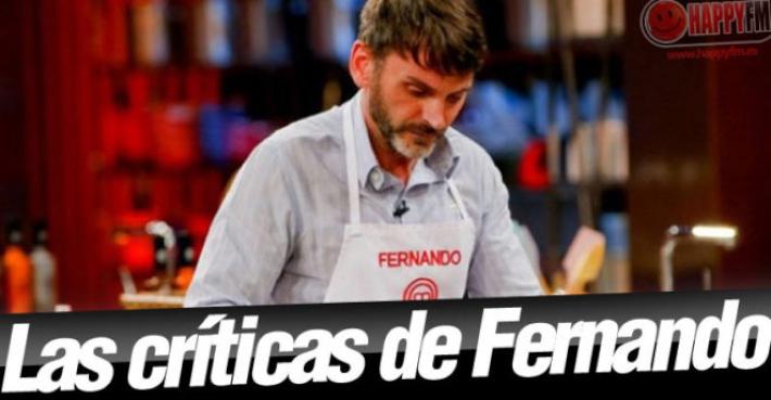 ‘Masterchef Celebrity’: Fernando Tejero estalla y critica duramente el programa