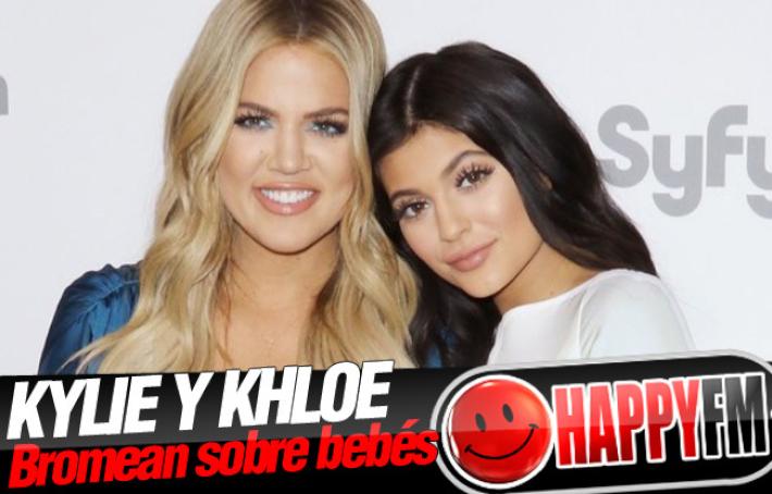 Kylie Jenner y Khloe Kardashian bromean ¿acerca de sus embarazos?