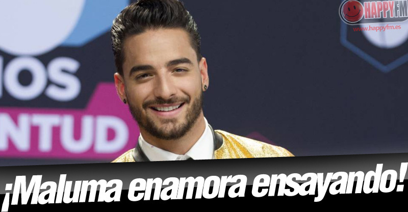 Maluma sorprende durante los ensayos para los Latin Grammys