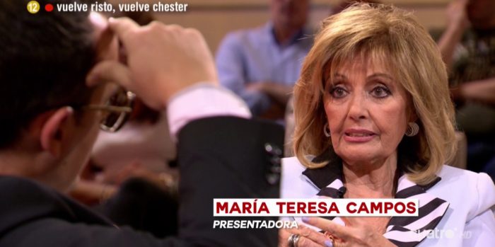 María Teresa Campos y su mensaje afilado a Ana Rosa Quintana durante su visita a ‘Chester in love’
