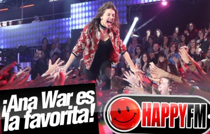Ana Guerra, la viva imagen de la felicidad tras ser nombrada favorita en su semana más dura