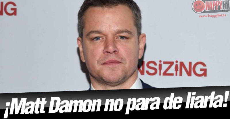 Matt Damon, estás completamente confundido