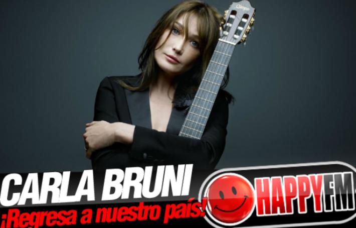 Carla Bruni regresa a España para cantar en directo los temas de ‘French Touch’