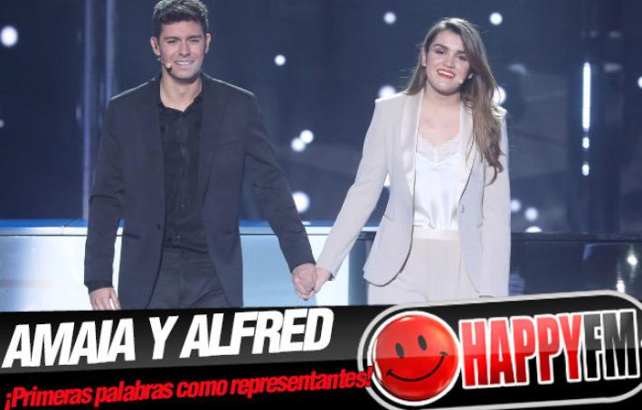 Estas son las primeras declaraciones de Amaia y Alfred como representantes de España en Eurovisión 2018