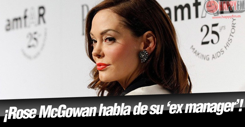 Rose McGowan reacciona ante el suicidio su antigua manager