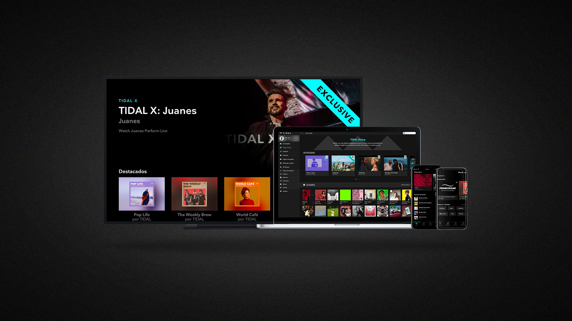 TIDAL, la innovadora plataforma de música, llega a España de la mano de Vodafone