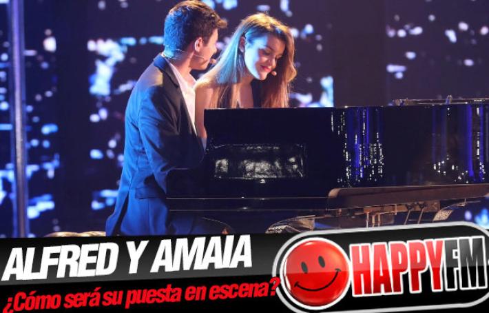 ¿Cómo será la puesta en escena de Alfred y Amaia en Eurovisión?