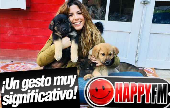 Miriam se solidariza con una buena causa: la adopción de animales