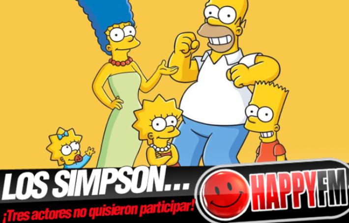 Tres conocidos actores rechazaron aparecer en ‘Los Simpson’