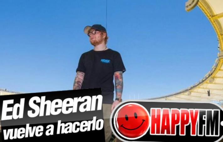 El nuevo y espectacular récord que ha roto Ed Sheeran