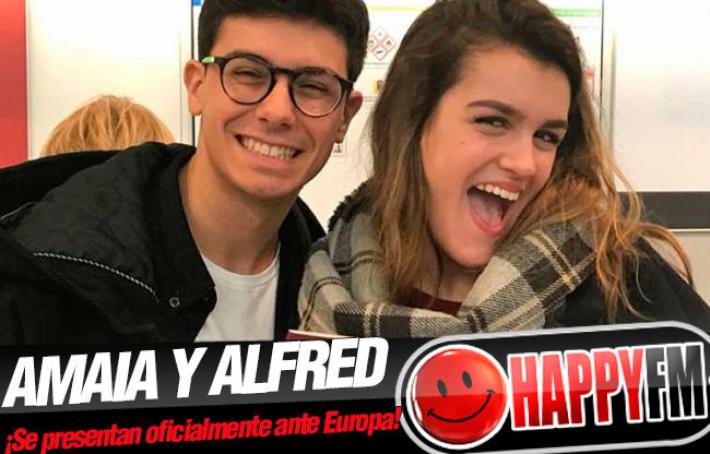 Esta es la primera presentación de Amaia y Alfred para Europa